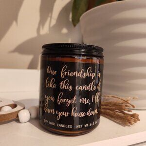 New 🪻Lavender🪻Scented 6.3oz Soy Wax Funny Gift Candle